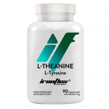Аминокомплекс для спорта IronFlex L-Theanine + Tyrosine 90 Veg Caps