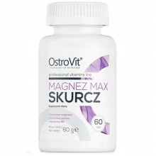 Микроэлемент Магний для спорта OstroVit Magnez Max Skurcz 60 Tabs