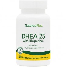 ДГЭА Nature's Plus DHEA-25 With Bioperine 60 Veg Caps ДГЭА Nature's Plus DHEA-25 With Bioperine 60 Veg Caps
