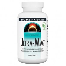 Микроэлемент Магний Source Naturals Ultra-Mag 120 Tabs