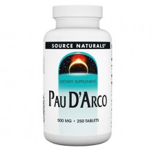 Муравьиное дерево Source Naturals Pau D'Arco 500 mg 250 Tabs