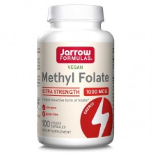 Фолиевая кислота Jarrow Formulas Methyl Folate 1000 mcg 100 Caps