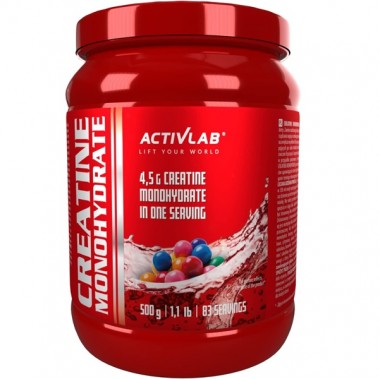 Креатин моногидрат Activlab Creatine Powder Super 500 g /83 servings/ Bubble Gum