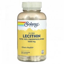 Лецитин Solaray Lecithin 1000 mg 250 Caps SOR-08301