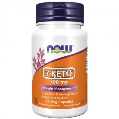 ДГЭА NOW Foods 7-Keto Weight Management 100 mg 60 Veg Caps NF3013