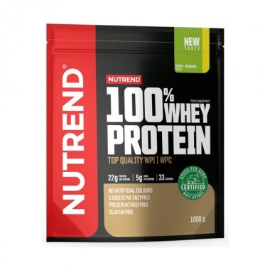 Протеин Nutrend 100% Whey Protein 1000 g /33 servings/ Kiwi Banana