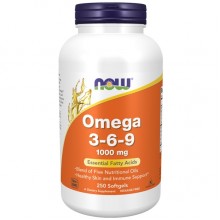 Омега 3-6-9 NOW Foods Omega 3-6-9 1000 mg 250 Softgels