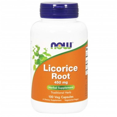 Корень солодки NOW Foods Licorice Root 450 mg 100 Caps