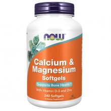 Мультиминеральный комплекс NOW Foods Calcium & Magnesium with D3 and Zink 240 Softgels Мультиминеральный комплекс NOW Foods Calcium & Magnesium with D3 and Zink 240 Softgels