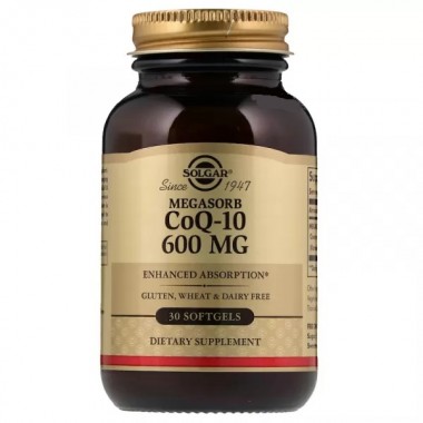Коэнзим Solgar Megasorb CoQ-10 600 mg 30 Softgels