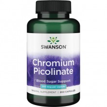 Микроэлемент Хром Swanson Chromium Picolinate 200 mcg 200 Caps Микроэлемент Хром Swanson Chromium Picolinate 200 mcg 200 Caps
