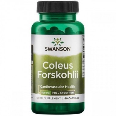 Экстракт для похудения Swanson Coleus Forskohlii 400 mg 60 Caps