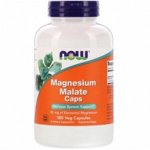 Микроэлемент Магний NOW Foods Magnesium Malate 180 Veg Caps Микроэлемент Магний NOW Foods Magnesium Malate 180 Veg Caps