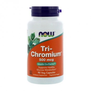 Микроэлемент Хром NOW Foods Tri-Chromium 500 mcg 90 Veg Caps