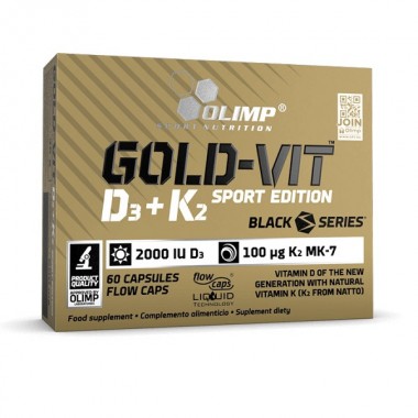Омега для спорта Olimp Nutrition Gold Omega 3 D3 + K2 Sport Edition 60 Caps