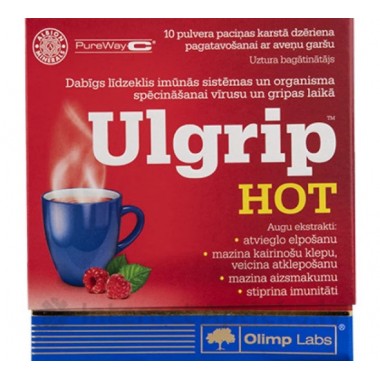 Натуральная добавка для спорта Olimp Nutrition Ulgrip HOT 10 packs Raspberry