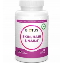 Комплекс для кожи, волос, ногтей Biotus Hair, Skin & Nails 120 Tabs BIO-531217 Комплекс для кожи, волос, ногтей Biotus Hair, Skin & Nails 120 Tabs BIO-531217