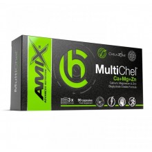 Мультиминералы для спорта Amix Nutrition ChelaZone MultiChel Ca+Mg+Zn Bisglycinate Chelate 90 Veg Caps