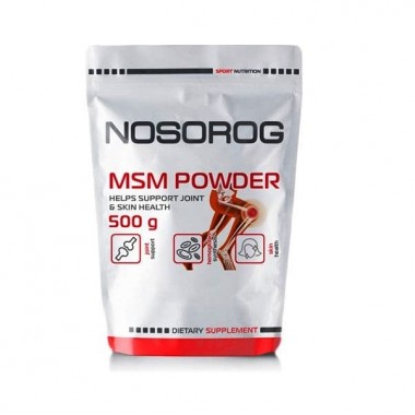 Хондропротектор (для спорта) Nosorog Nutrition MSM Powder 500 g /250 servings/ Pure Хондропротектор (для спорта) Nosorog Nutrition MSM Powder 500 g /250 servings/ Pure