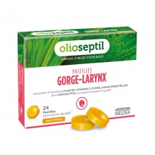 Противопростудное средство OLIOSEPTIL PASTIILES GORGE-LARYNX 24 Lozenges Honey and Lemon Противопростудное средство OLIOSEPTIL PASTIILES GORGE-LARYNX 24 Lozenges Honey and Lemon
