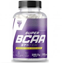 Аминокислота BCAA для спорта Trec Nutrition Super BCAA System 150 Caps