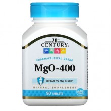 Микроэлемент Магний 21st Century MgO-400 90 Tabs