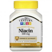 Ниацин 21st Century Niacin 500 mg 100 Tabs Ниацин 21st Century Niacin 500 mg 100 Tabs