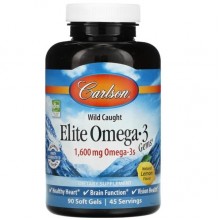 Омега 3 Carlson Labs Elite Omega 3 Gems 90 Soft Gels Lemon Омега 3 Carlson Labs Elite Omega 3 Gems 90 Soft Gels Lemon