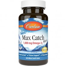 Омега 3 Carlson Labs Teen's Max Catch Minis 60 Soft Gels