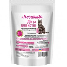 Леопольд Диета при заболевании почек с говядиной для котов, пауч 85 г. (24шт/уп)