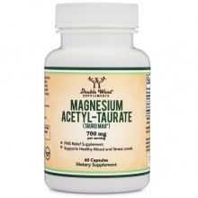 Микроэлемент Магний Double Wood Magnesium Acetyl-Taurate 700 mg 60 Caps