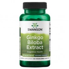 Гинкго Билоба Swanson Ginkgo Biloba Extract 120 mg 100 Veg Caps Гинкго Билоба Swanson Ginkgo Biloba Extract 120 mg 100 Veg Caps