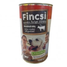Fincsi Говядина, Консерва для собак, 1,24 кг