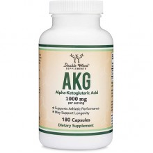 Антиоксидант Double Wood Alpha-Ketoglutaric Acid (AKG) 1000 mg (2 caps per serving) 180 Caps Антиоксидант Double Wood Alpha-Ketoglutaric Acid (AKG) 1000 mg (2 caps per serving) 180 Caps