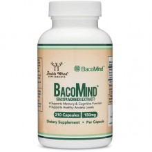 Комплекс для профилактики работы головного мозга Double Wood Bacomind Bacopa Extract 150 mg 210 Caps