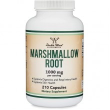 Комплекс для кожи, волос, ногтей Double Wood Marshmallow Root 1000 mg (2 caps per serving) 210 Caps