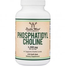 Комплекс для профилактики работы печени Double Wood Phosphatidylcholine Complex 1200 mg 210 Softgels