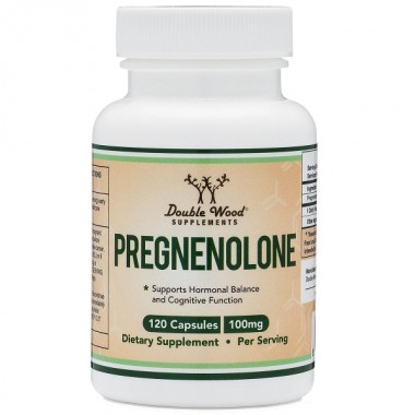 Натуральная добавка для иммунитета Double Wood Pregnenolone 100 mg 120 Caps
