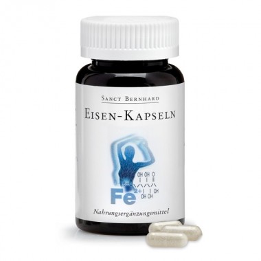 Микроэлемент Железо Sanct Bernhard Eisen 20 mg 120 Caps Микроэлемент Железо Sanct Bernhard Eisen 20 mg 120 Caps