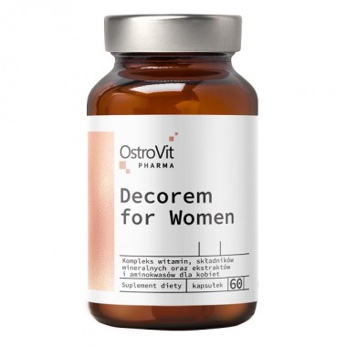 Витаминно-минеральный комплекс для спорта OstroVit Pharma Decorem For Women 60 Caps