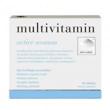 Витаминно-минеральный комплекс для женщин New Nordic Multivitamin active women 90 Tabs