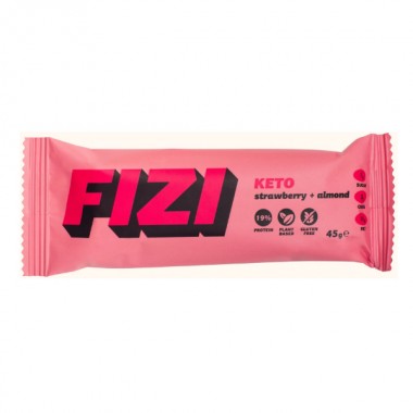 Протеиновый батончик Fizi Keto Protein Bar 45 g Strawberry Almond