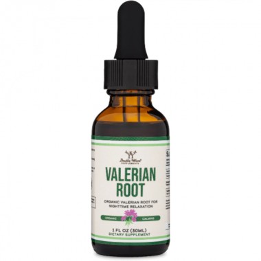 Комплекс для профилактики нервной системы Double Wood Valerian Root Drops (168 mg in 1 ml) 30 ml /30 servings/