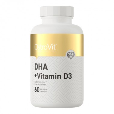 Омега 3 OstroVit DHA + Vitamin D3 60 Caps