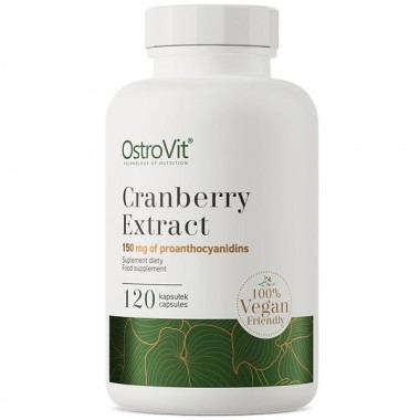 Клюква OstroVit Vege Cranberry Extract 120 Caps