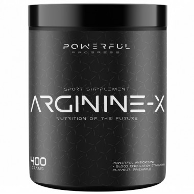 Аргинин для спорта Powerful Progress Arginine-X 400 g /80 servings/ Pineapple