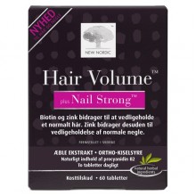 Комплекс для кожи, волос, ногтей New Nordic Hair Volume plus Nail Strong 60 Tabs Комплекс для кожи, волос, ногтей New Nordic Hair Volume plus Nail Strong 60 Tabs