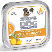 Влажный корм для собак Monge SDE Dog Wet Fruit курица с ананасами монопротеин 150 г