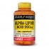 Альфа-липоевая кислота Mason Natural Alpha-Lipoic Acid 200 mg 60 Caps