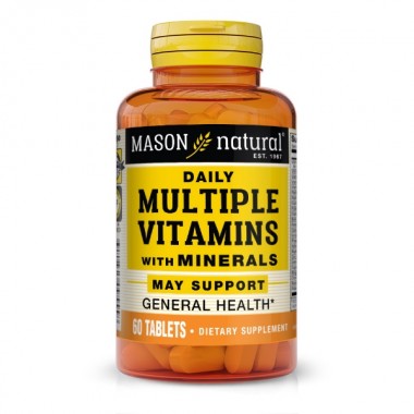 Витаминно-минеральный комплекс Mason Natural Daily Multiple Vitamins With Minerals 60 Tabs